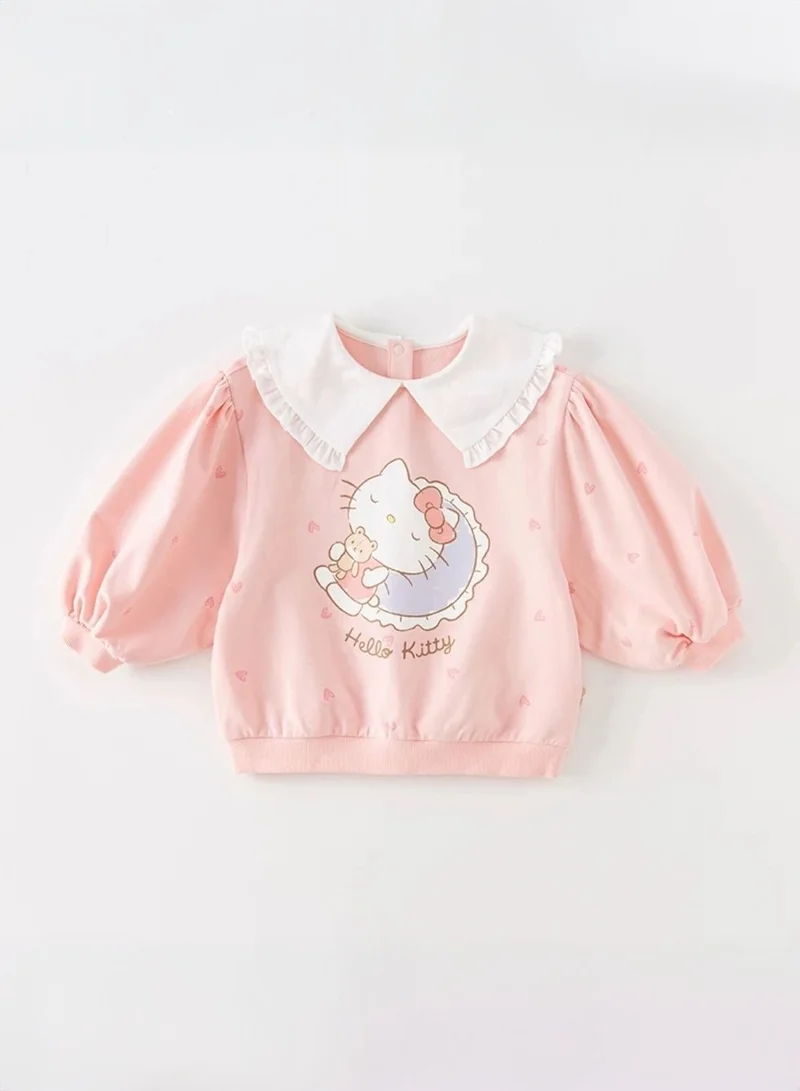 Dave & Bella Pink Hello Kitty Top